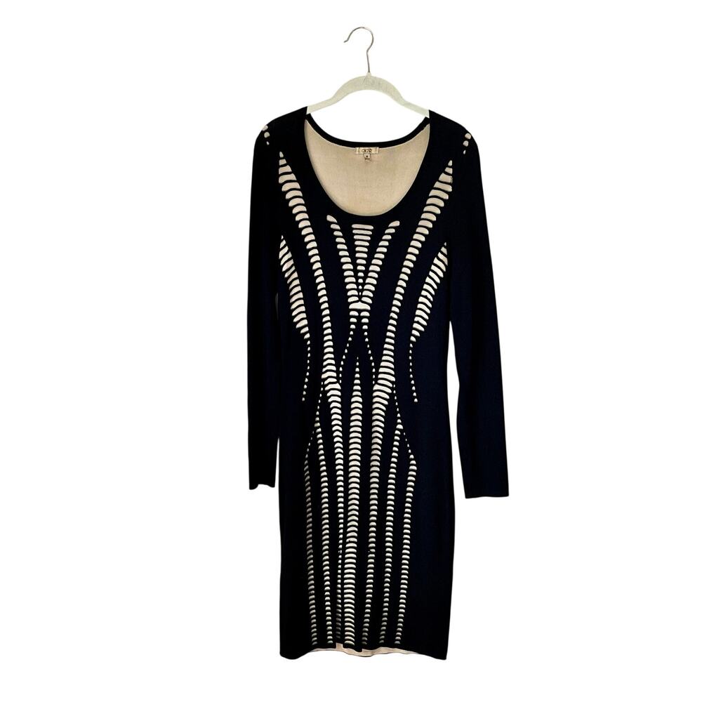 Vintage Caché Cutout Illusion Dress: 90s, Y2K